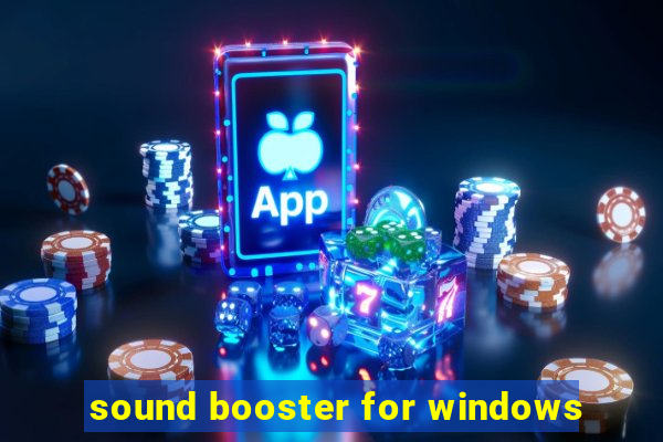 sound booster for windows